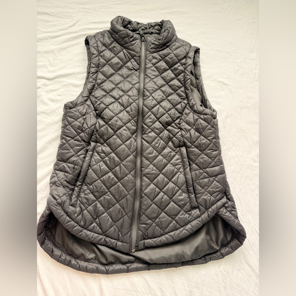 Kyodan Black Quilted Sleeveless Puffer Vest